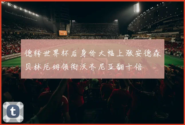 德转世界杯后身价大幅上涨安德森贝林厄姆领衔沃齐尼亚翻十倍